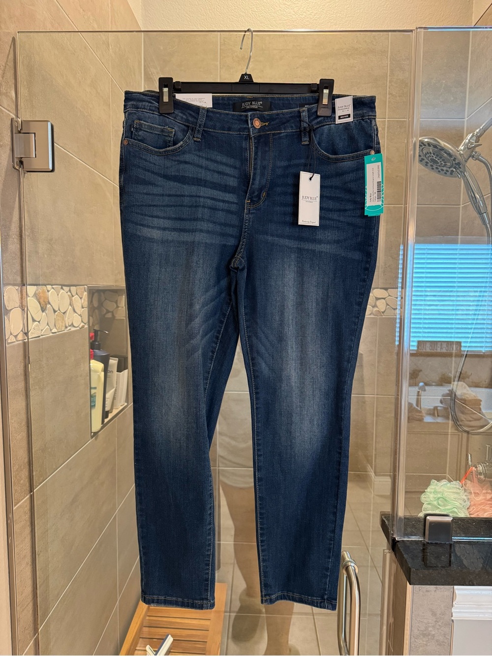 Judy Blue Dark Blue Ankle Crop Stretch Jeans